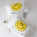 100% Cotton Percale Custom Logo Printed Pillow Cases Wholesale